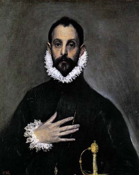 Nobleman with his Hand on his Chest